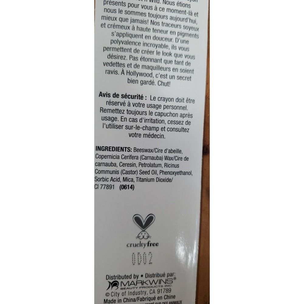 Wet n Wild You're Always White Coloricon Kohl Eyeliner Pencil .04 oz. Lot of 2 - Picture 7 of 7